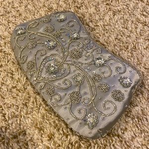 Sparkley Clutch with Hidden Shoulder Strap